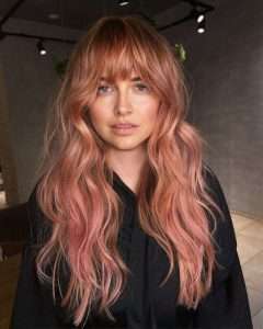 Rose Gold Hair Is The Boldest Summer Hair Color Trend Here Is Why 1 240x300 - جدیدترین انواع رنگ و مش